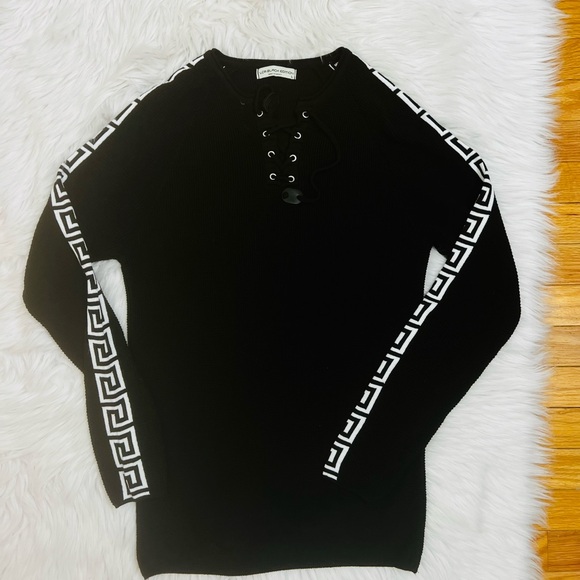 LCR Black Edition White and Black Sweater